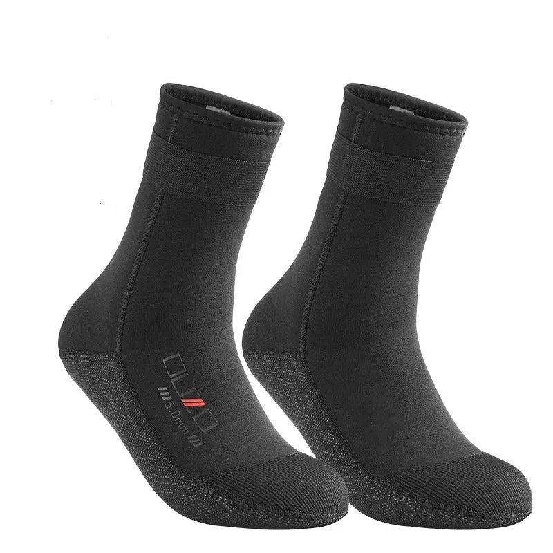 3MM 5MM Neoprene Diving Socks For Kids Youth Adults Winter Surf Snorkeling Swimming Beach Boots Anti-Slip Thickened Warm Socks