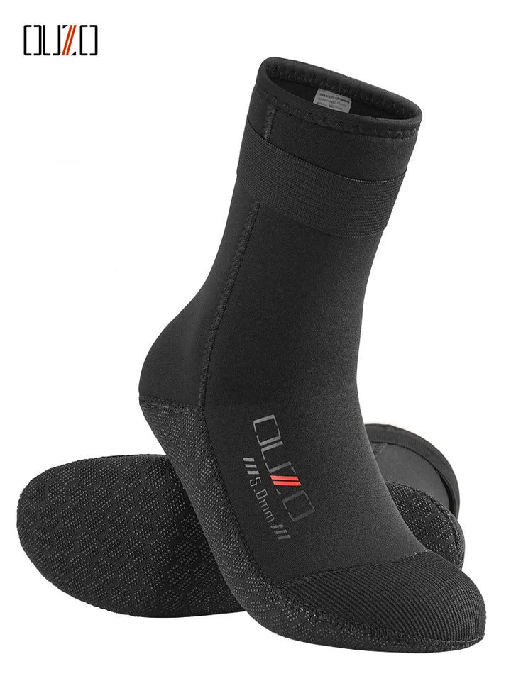 3MM 5MM Neoprene Diving Socks For Kids Youth Adults Winter Surf Snorkeling Swimming Beach Boots Anti-Slip Thickened Warm Socks