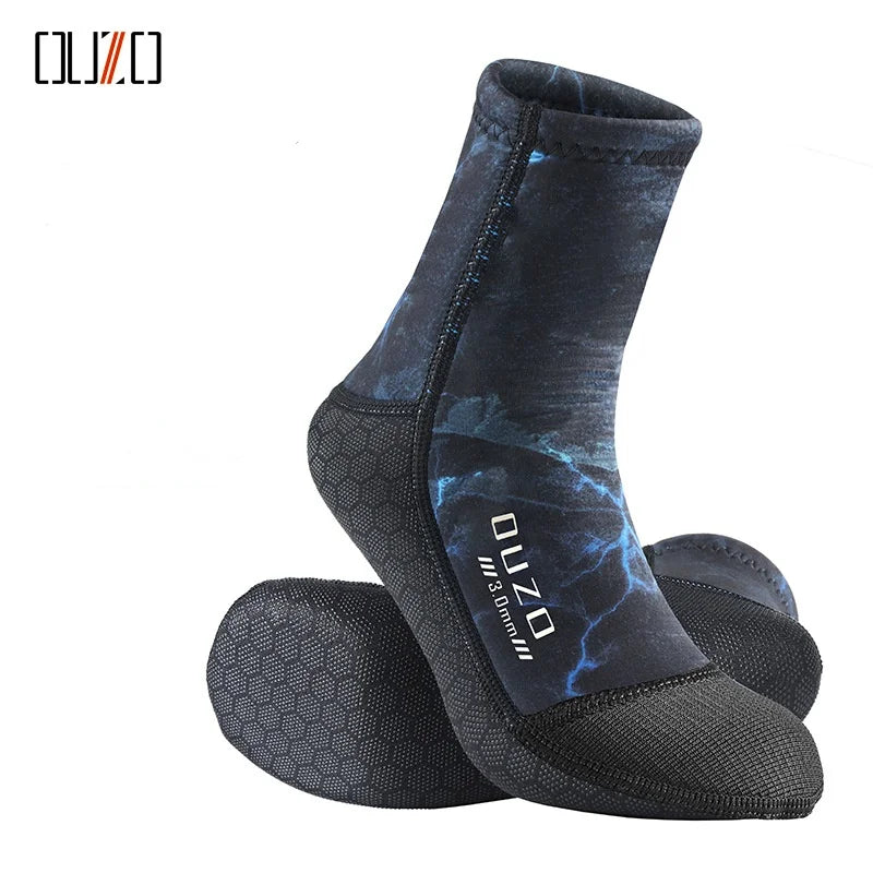 3MM 5MM Neoprene Diving Socks For Kids Youth Adults Winter Surf Snorkeling Swimming Beach Boots Anti-Slip Thickened Warm Socks
