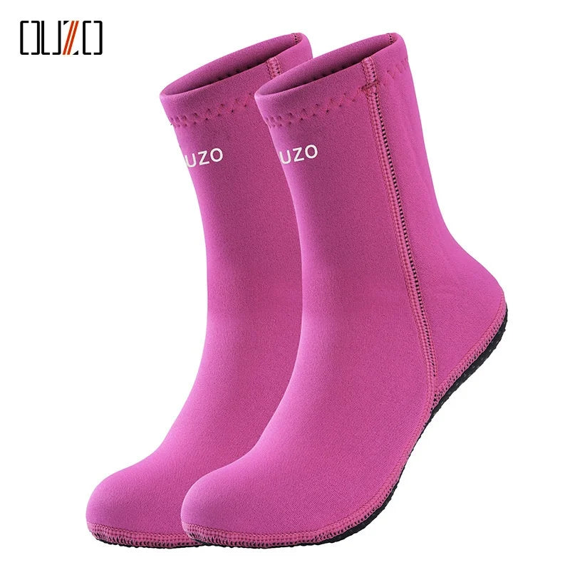 3MM 5MM Neoprene Diving Socks For Kids Youth Adults Winter Surf Snorkeling Swimming Beach Boots Anti-Slip Thickened Warm Socks