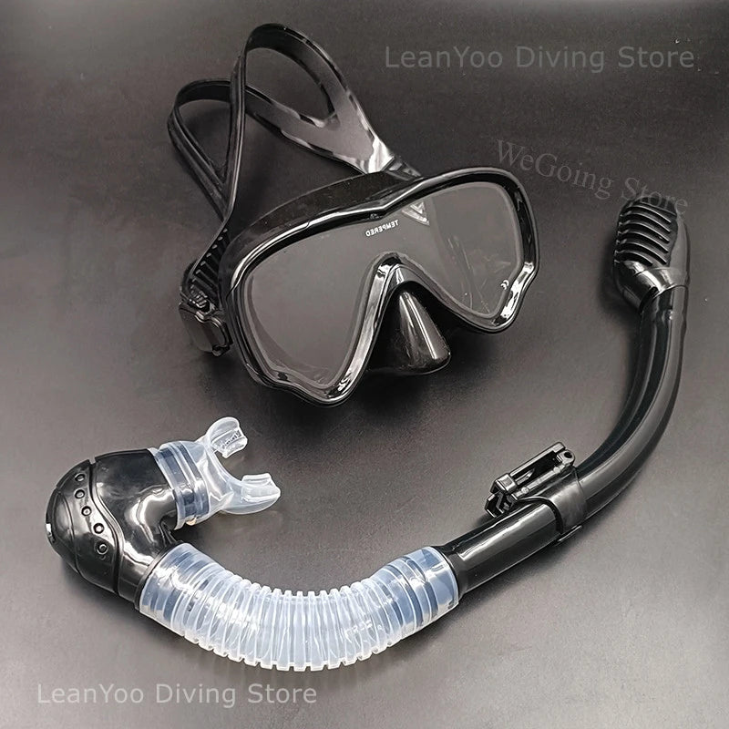Excellent Performance Child Diving Mask Set Soft Silicone Kids Dive Goggles Snorkel with Dry Breathing Tube