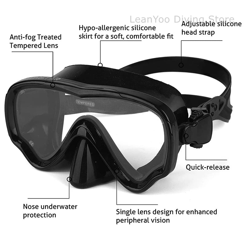 Excellent Performance Child Diving Mask Set Soft Silicone Kids Dive Goggles Snorkel with Dry Breathing Tube