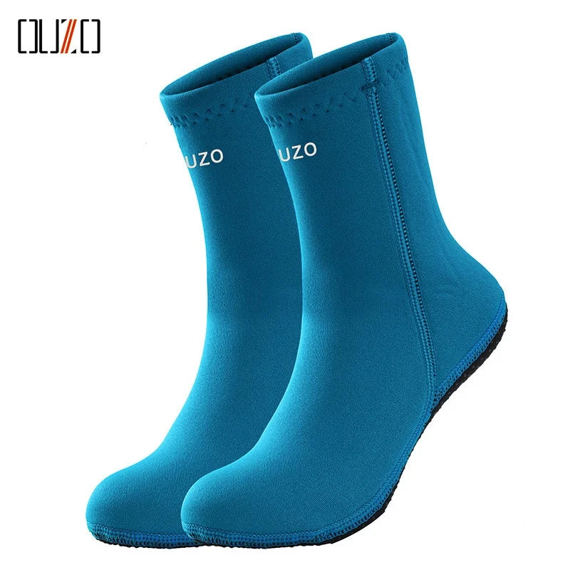 3MM 5MM Neoprene Diving Socks For Kids Youth Adults Winter Surf Snorkeling Swimming Beach Boots Anti-Slip Thickened Warm Socks