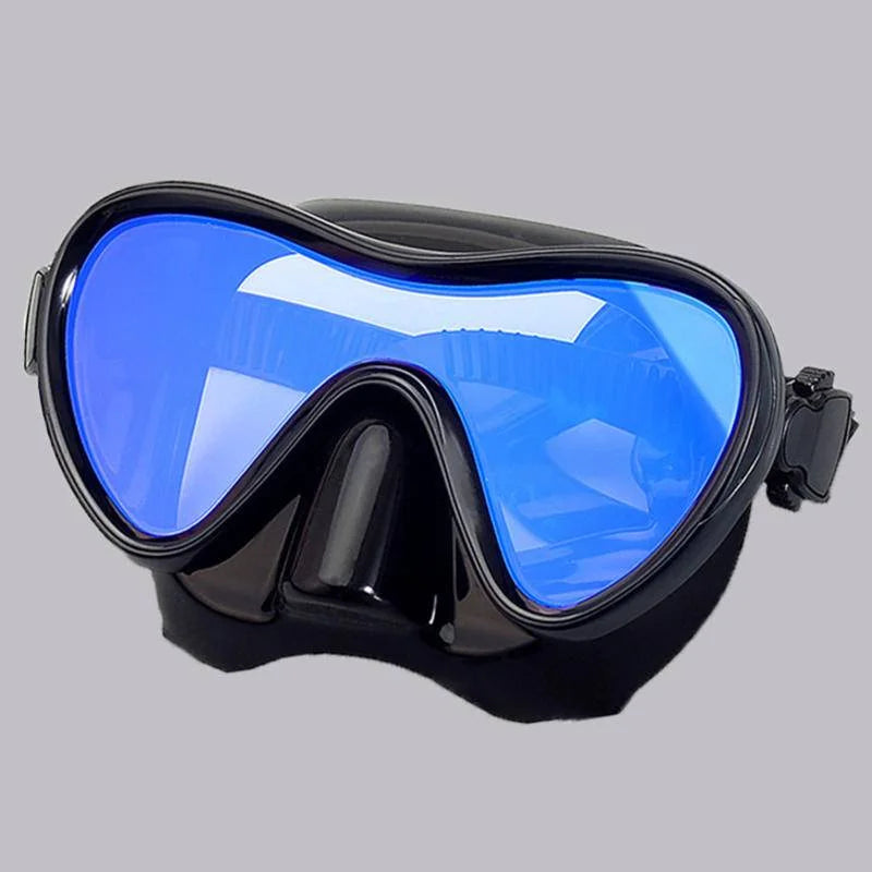 JUNHAIINS Professional Silicone Snorkel Mask Breathing tube Anti Fog Tempered Glass Swimming Snorke Set for Water Sport