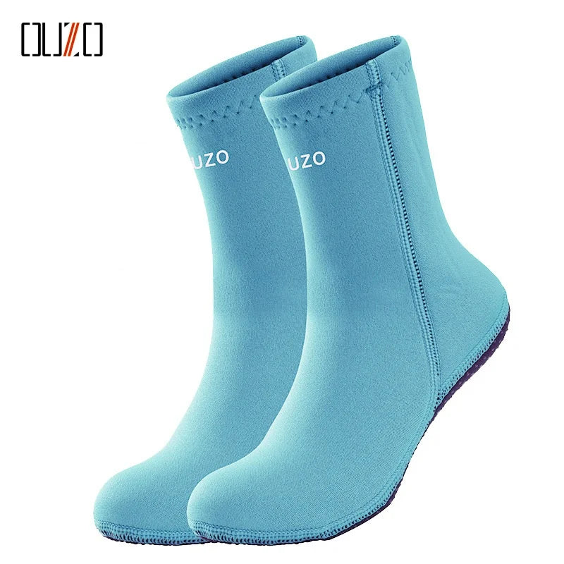 3MM 5MM Neoprene Diving Socks For Kids Youth Adults Winter Surf Snorkeling Swimming Beach Boots Anti-Slip Thickened Warm Socks
