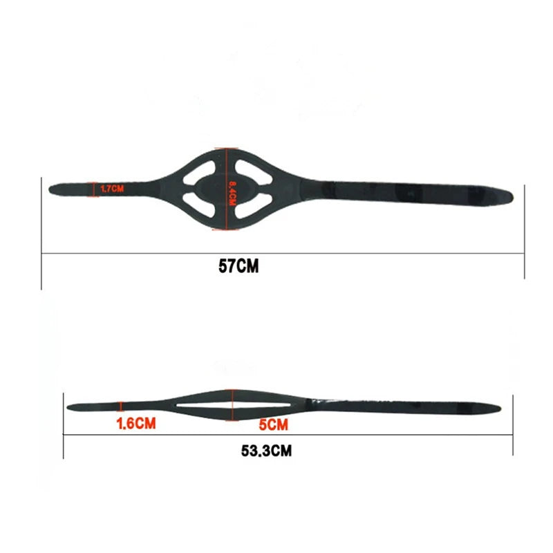 Hot Sale New Rubber Diving Snorkeling Swimming Mask Strap Replacement Accessories Soft Mask For Outdoor Sports Accessories