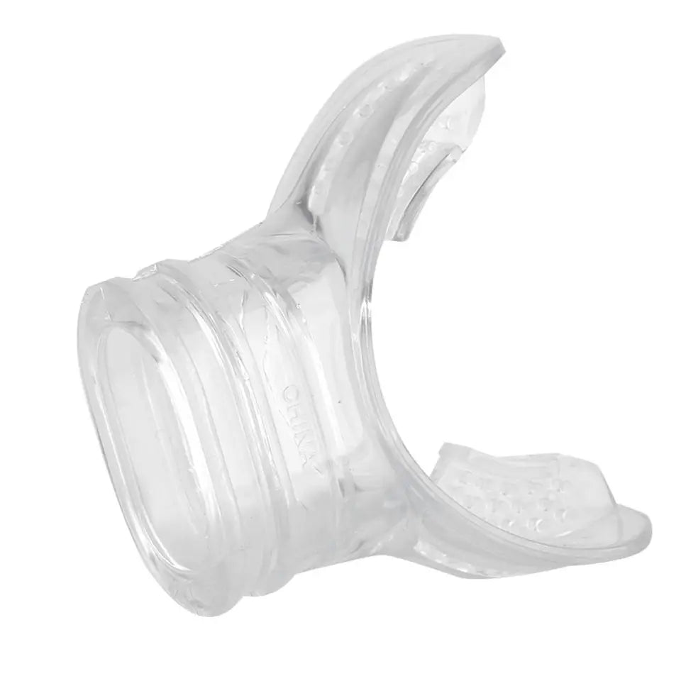 PVC Diving Bite Transparent Standard Size Diving Standard Bite Mouthpiece Diving Bite Mouthpiece Professional Diving